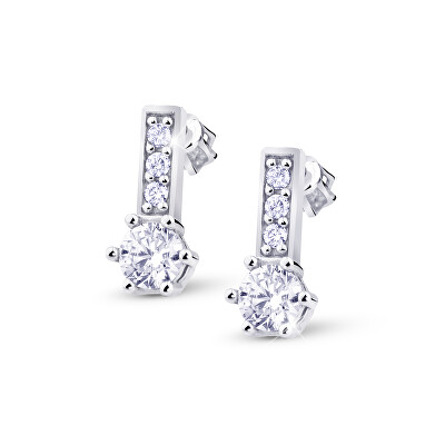 Cutie Jewellery - Krásné visací náušnice se zirkony Z8057-30-10-X-2