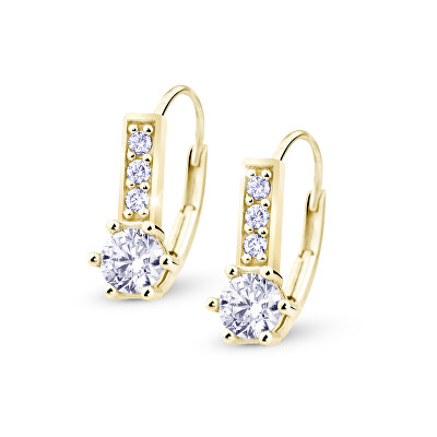 Cutie Jewellery - Krásné visací náušnice se zirkony Z8057-55-10-X-1
