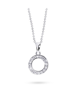 Cutie Jewellery - Kruhový přívěsek s očkem z bílého zlata Z3061-40-10-X-2-O