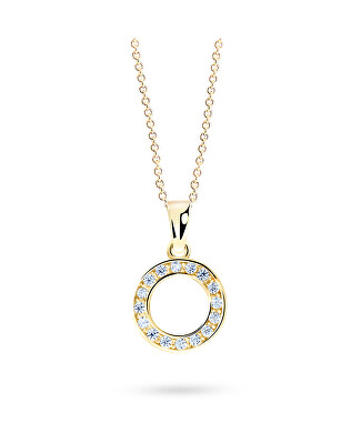 Cutie Jewellery - Kruhový přívěsek s očkem ze žlutého zlata Z3061-40-10-X-1-O