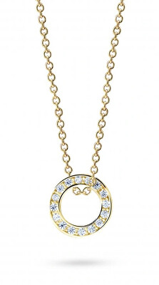 Cutie Jewellery - Kruhový přívěsek ze žlutého zlata Z3061-40-10-X-1