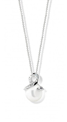 Cutie Jewellery - Luxusní přívěsek z bílého zlata s pravou perlou Z6311-3154-40-C4-X-2