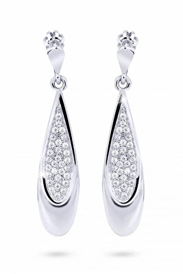 Cutie Jewellery - Luxusní zlaté náušnice se zirkony Z8052-30-10-X-2