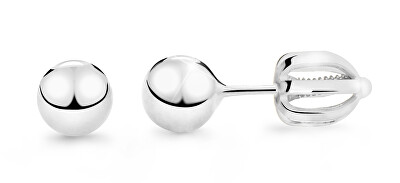 Cutie Jewellery - Minimalistické náušnice pecky z bíleho zlata Z5016-30-X-2