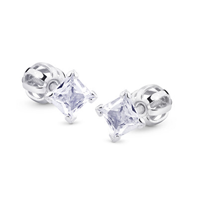 Cutie Jewellery - Minimalistické pecky z bílého zlata Z5022-30-10-X-2