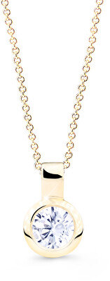 Cutie Jewellery - Minimalistický přívěsek ze žlutého zlata Z8005-40-10-X-1