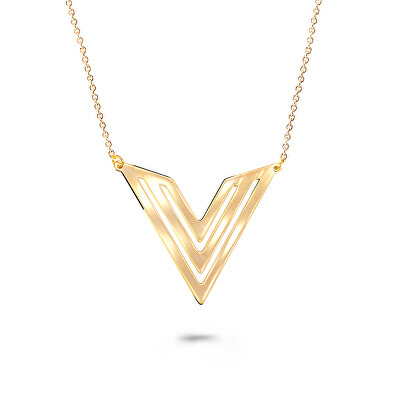 Cutie Jewellery - Moderní dámský náhrdelník ze žlutého zlata Z0110-40-X-1