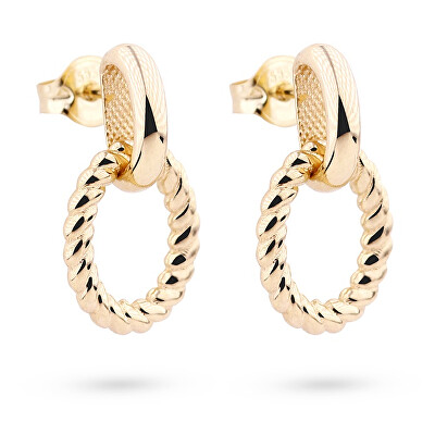 Cutie Jewellery - Módní náušnice ze žlutého zlata Z5028-20-X-1
