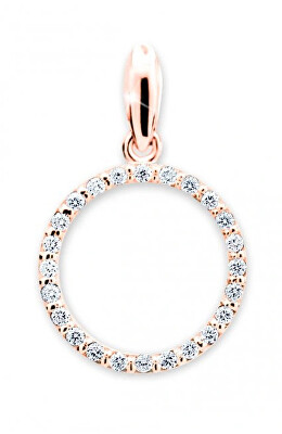 Cutie Jewellery - Nadčasový přívěsek z růžového zlata Z6270-1979-40-10-X-4