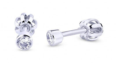 Cutie Jewellery - Náušnice z bílého zlata se zirkony Z3033-30-10-X-2