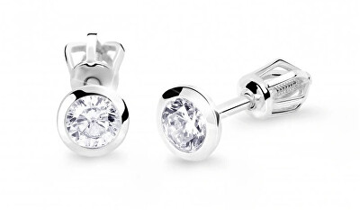 Cutie Jewellery - Náušnice z bílého zlata se zirkony Z8003-30-10-X-2