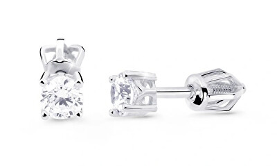 Cutie Jewellery - Náušnice z bílého zlata se zirkony Z8025-30-10-X-2