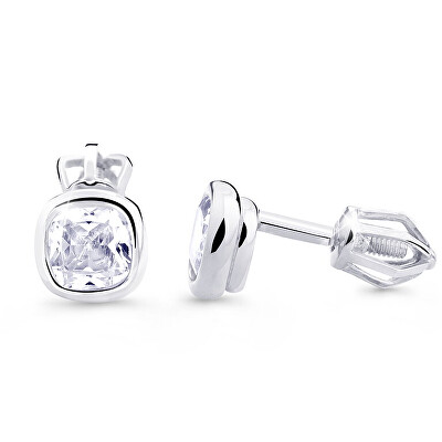 Cutie Jewellery - Náušnice z bílého zlata se zirkony Z8029-30-10-X-2