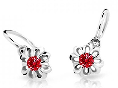 Cutie Jewellery - Něžné dětské náušnice z bílého zlata C2208-10-X-2