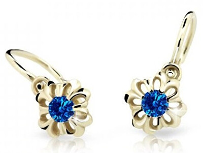 Cutie Jewellery - Něžné dětské náušnice ze žlutého zlata C2208-10-X-1