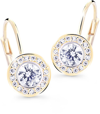 Cutie Jewellery - Něžné náušnice s třpytivými zirkony Z8028-50-10-X-1