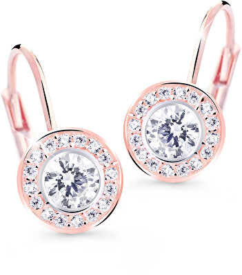 Cutie Jewellery - Něžné náušnice s třpytivými zirkony Z8028-50-10-X-4