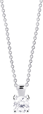 Cutie Jewellery - Něžný přívěsek z bílého zlata s čirým zirkonem Z8010-40-10-X-2