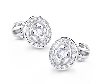 Cutie Jewellery - Okouzlující náušnice ze zlata s třpytivými zirkony Z6413-1988-30-10-X-2