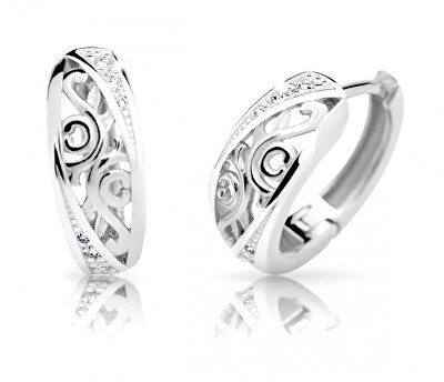 Cutie Jewellery - Originální náušnice z bílého zlata Z6462-2134-80-10-X-2
