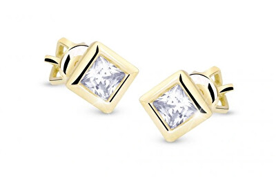 Cutie Jewellery - Originální peckové náušnice ze zlata Z8043-30-10-X-1
