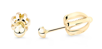 Cutie Jewellery - Peckové náušnice ze žlutého zlata Z5003-30-X-1