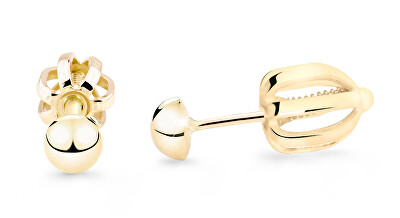 Cutie Jewellery - Peckové náušnice ze žlutého zlata Z5004-30-X-1