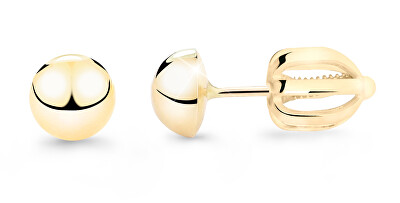 Cutie Jewellery - Peckové náušnice ze žlutého zlata Z5006-30-X-1