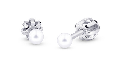 Cutie Jewellery - Perlové náušnice z bílého zlata Z3003/4/5