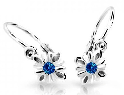 Cutie Jewellery - Půvabné dětské náušnice z bílého zlata C2261-10-X-2