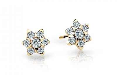 Cutie Jewellery - Půvabné dětské náušnice ze žlutého zlata C2152-30-X-1