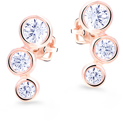 Cutie Jewellery - Půvabné náušnice s třpytivými zirkony Z8030-30-10-X-4