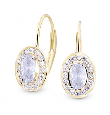 Cutie Jewellery - Půvabné náušnice s třpytivými zirkony Z8049-55-X-1