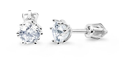 Cutie Jewellery - Půvabné náušnice z bílého zlata Z8001-30-10-X-2