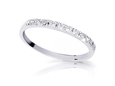 Cutie Jewellery - Půvabný prsten z bílého zlata Z6484-1670-10-X-2