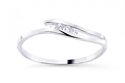 Cutie Jewellery - Půvabný prsten ze zlata se zirkony Z8026-10-X-2