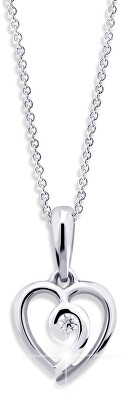 Cutie Jewellery - Romantický přívěsek z bílého zlata Z6298-1609-40-10-X-2