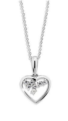 Cutie Jewellery - Romantický přívěsek z bílého zlata Z6299-1606-40-10-X-2