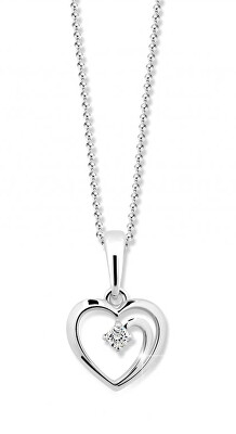Cutie Jewellery - Romantický přívěsek z bílého zlata Z6300-1602-40-10-X-2