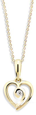 Cutie Jewellery - Romantický přívěsek ze žlutého zlata Z6298-1609-40-10-X-1