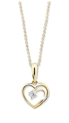 Cutie Jewellery - Romantický přívěsek ze žlutého zlata Z6300-1602-40-10-X-L1