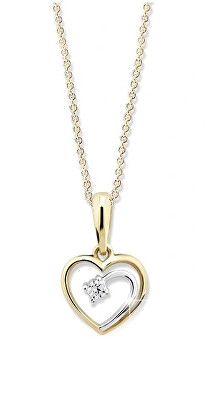 Cutie Jewellery - Romantický přívěsek ze žlutého zlata Z6300-1602-40-10-X-R1