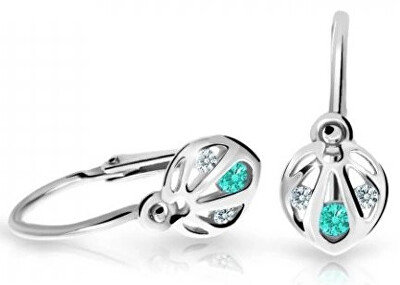 Cutie Jewellery - Slušivé dětské náušnice z bílého zlata C2265-10-X-2