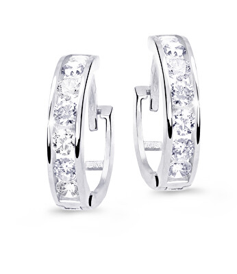 Cutie Jewellery - Slušivé dětské náušnice z bílého zlata C3345-80-X-2