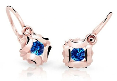 Cutie Jewellery - Slušivé dětské náušnice z růžového zlata C2216-10-X-4