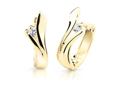 Cutie Jewellery - Slušivé kruhové náušnice ze žlutého zlata Z6434-1795-80-10-X-1