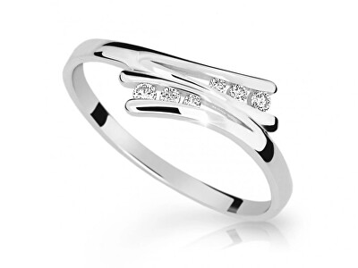 Cutie Jewellery - Slušivý zlatý prsten se zirkony Z6711-1950-10-X-2
