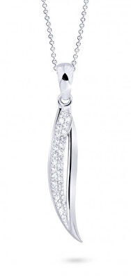 Cutie Jewellery - Třpytivý přívěsek z bílého zlata se zirkony Z8047-40-10-X-2