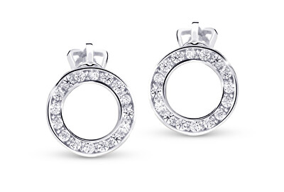 Cutie Jewellery - Úžasné náušnice z bílého zlata Z3060-30-10-X-2