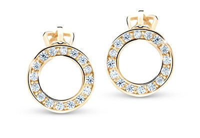 Cutie Jewellery - Úžasné náušnice ze žlutého zlata Z3060-30-10-X-1